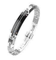 Pulsera Zancan Hombre Hi Teck in Acero Spinello EHB322 - EHB322